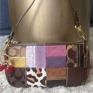 COACH VINTAGE 2005 LIMITED EDITION HOLIDAY PATCHWORK DEMI